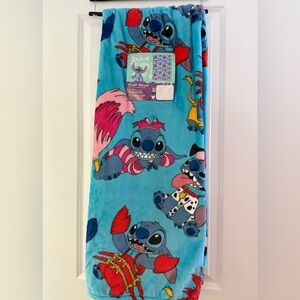 Stitch Halloween Blanket Blue Plush Throw Disney Costumes Lion King, Etc NWT!